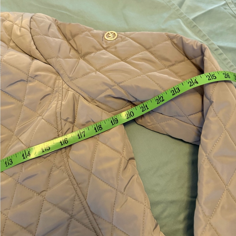 Michael Kors Quilted Puffer Jacket - Light Brown - Picture 3 of 3
